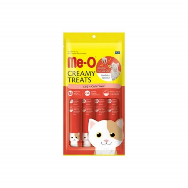 Me-o Creamy  Treats Crab Flavour 15g*4