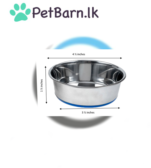 Stainless steel dog feeding bowl - S